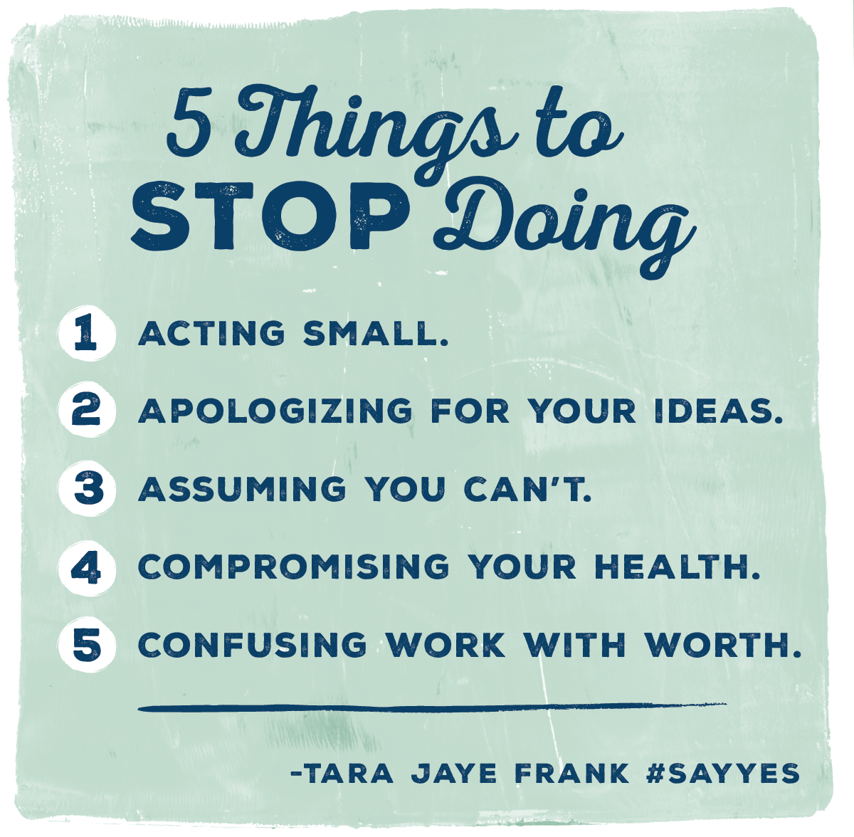 5 Ways We Act Small When We Don’t Mean To